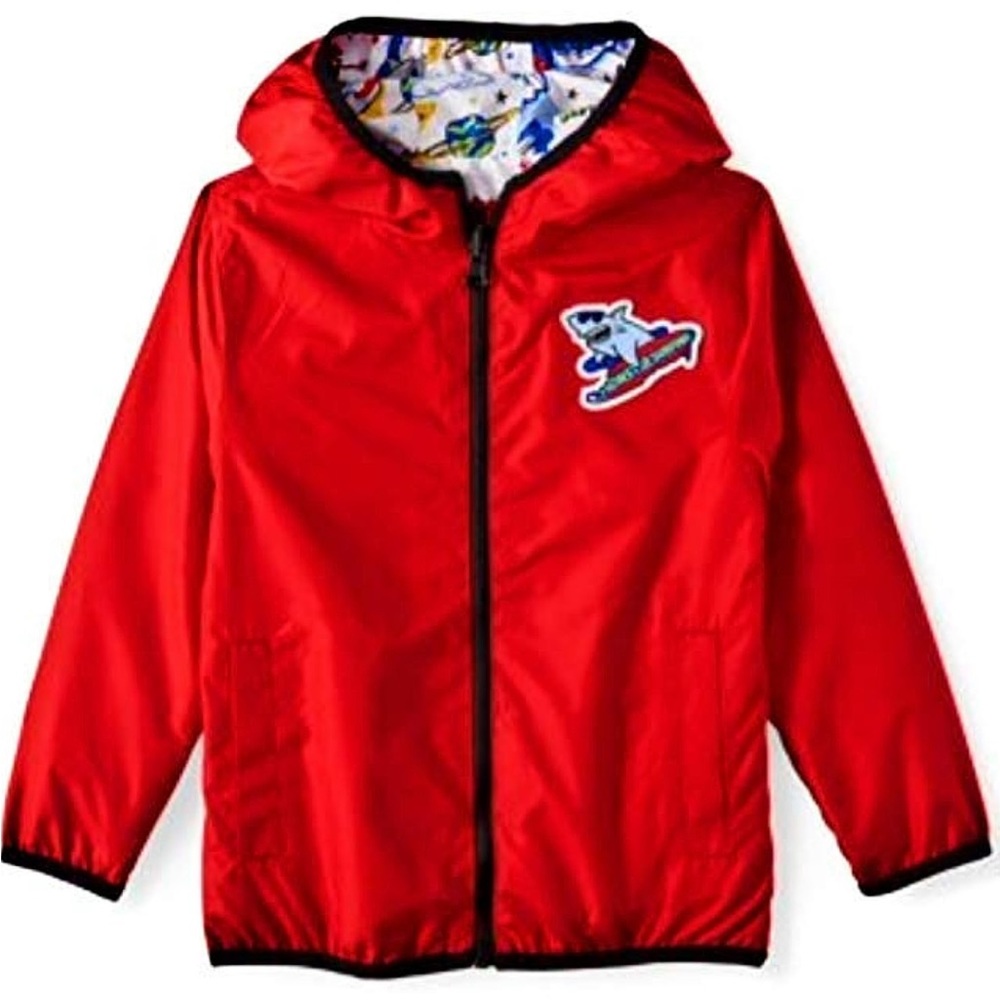 365 Kids Boys Reversible Windbreaker Full Zip Jacket